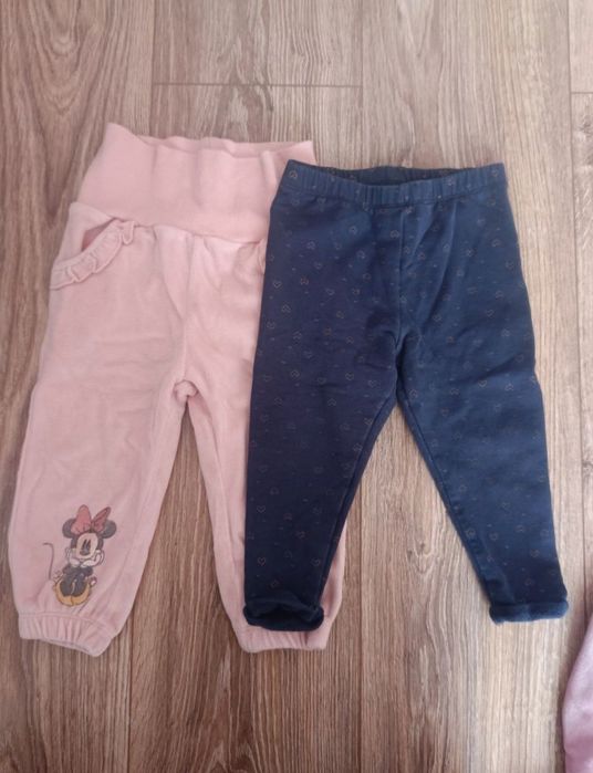 Spodnie spodenki niemowlęce ciepłe Smyk Cool Club 80