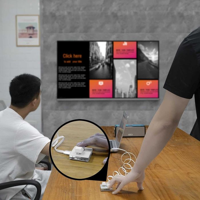 Linkidea USB Zoom Meeting Przycisk wyciszania Rozpocznij/zatrzymaj