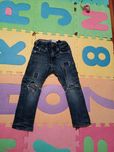 Spodnie jeans H&M & Denim 104 przetarcia/dziury