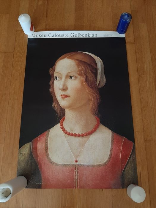 Poster Gulbenkian "Retrato de uma Jovem" Domenico Ghirlandaio