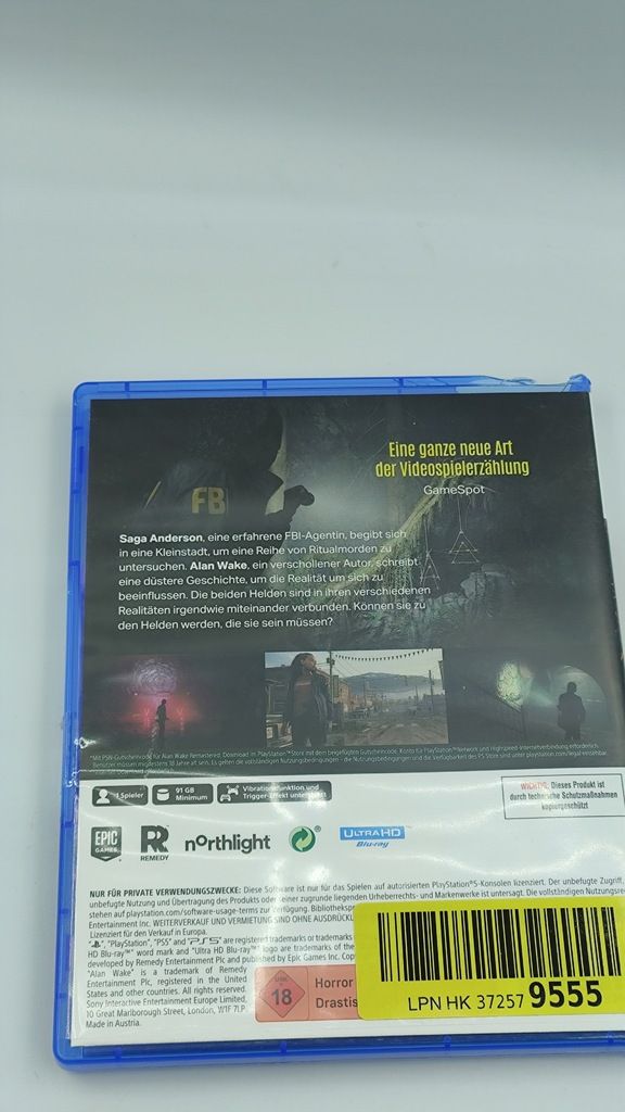 Alan Wake 2 Deluxe Edition gra gry na (PS5) pudełko