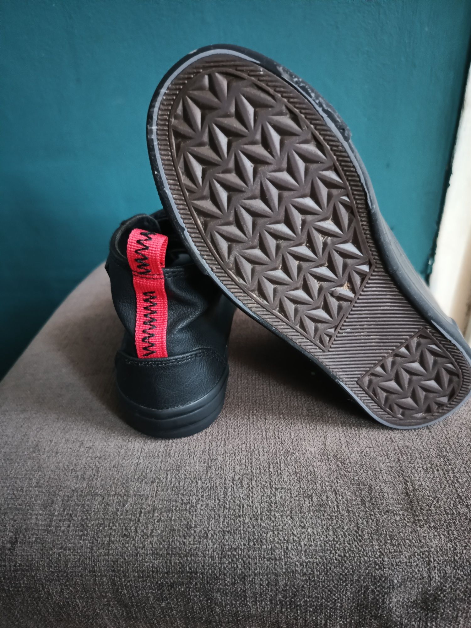 Buty za kostkę na rzepy
