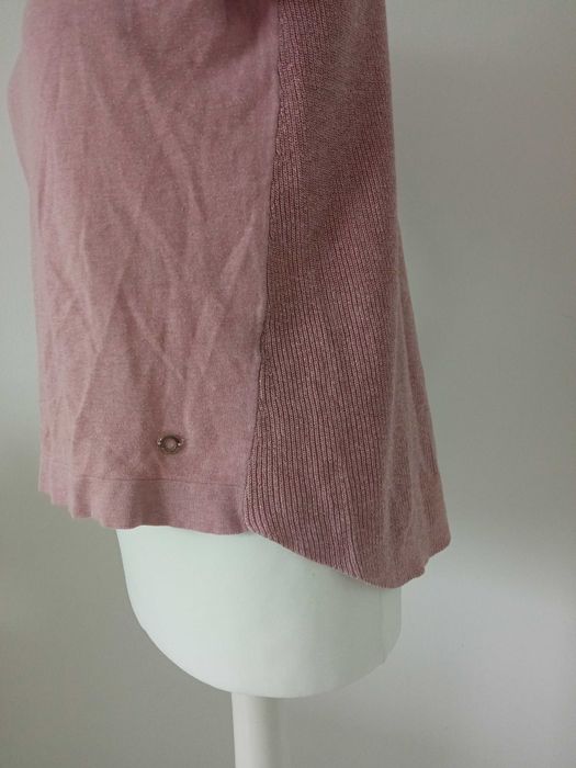 Massimo Dutti lekki sweterek młodzieżowy tył dłuższy r 146-158