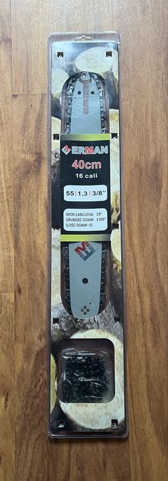 Prowadnica 40cm 3/8 1,3 plus 2 łancuchy