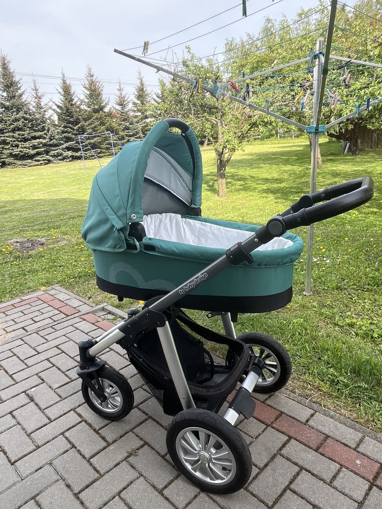 Wózek dziecięcy Baby Design 2w1 — gondola + spacerówka + akcesoria