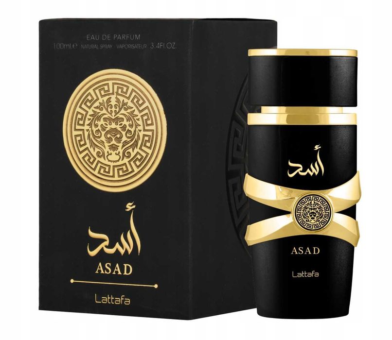 Lattafa Asad 100 ml EDP męska czarna woda perfumowana arabska