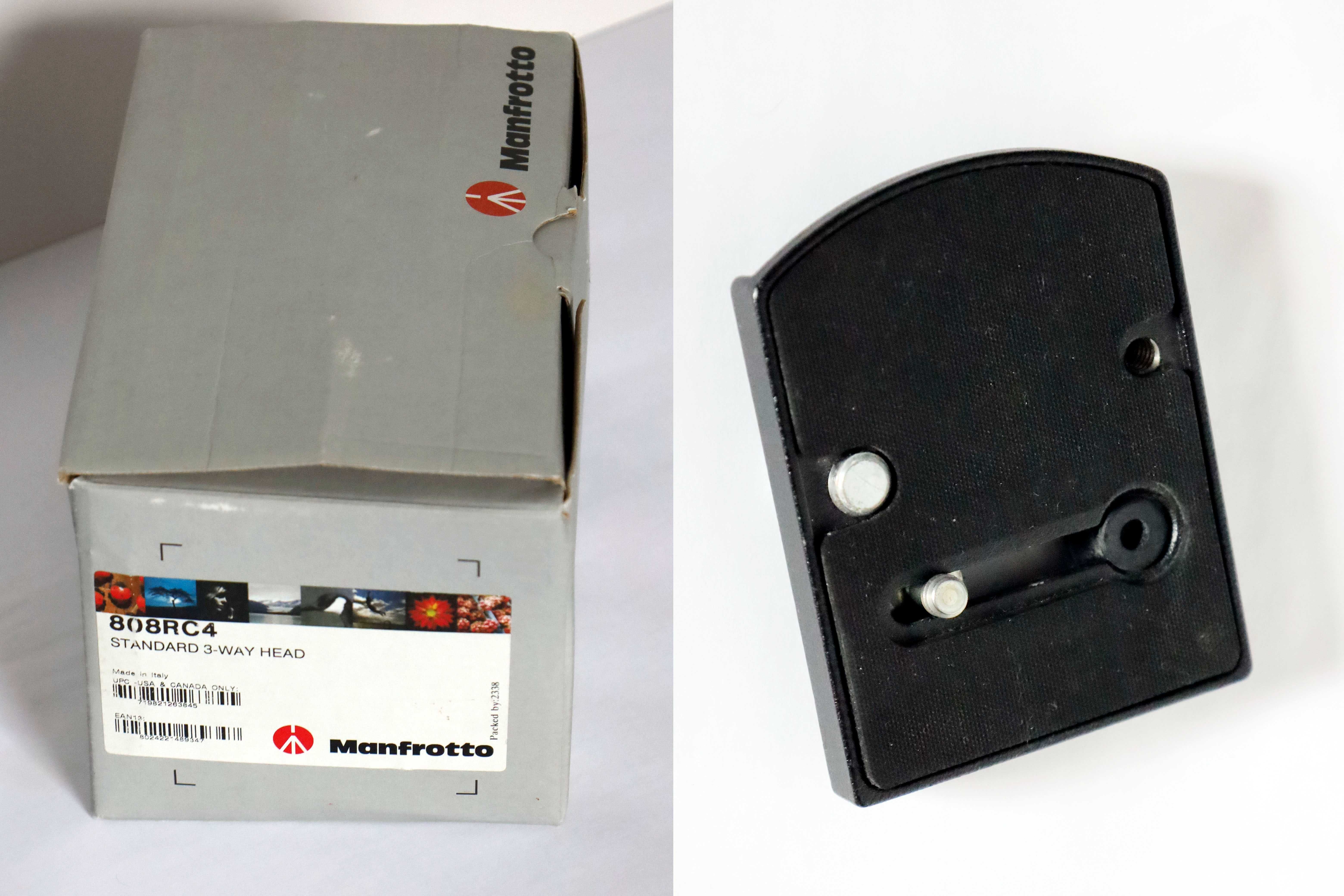 MANFROTTO 808RC4 3D Głowica + Statyw Cullmann 2039 + Głowica Cullmann