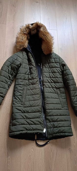 Kurtka parka dwustronna nowa