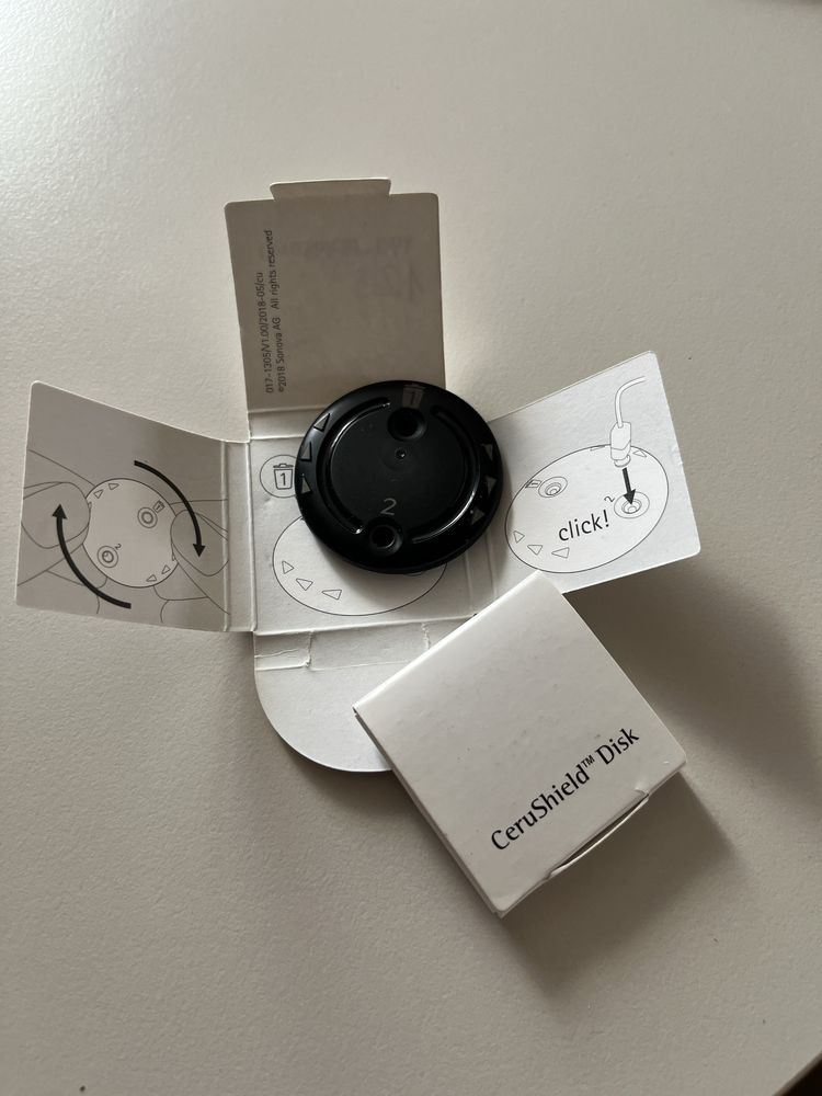 CeruSheld Disk V2.0 filtry do aparatu słuchowego