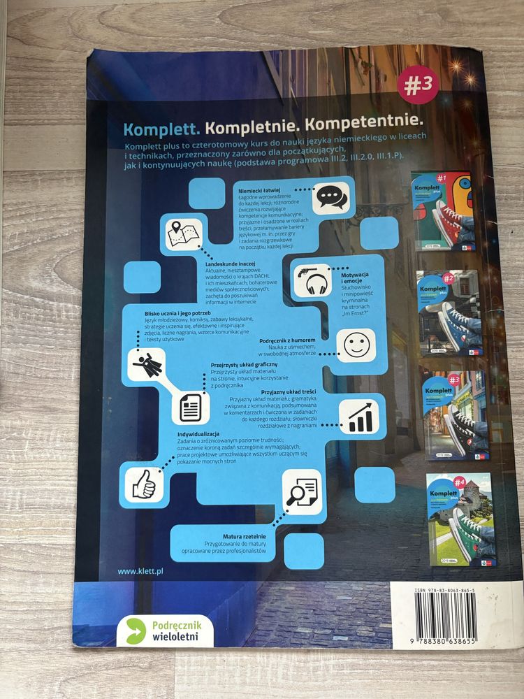 Podręcznik do języka niemieckiego Komplett plus 3