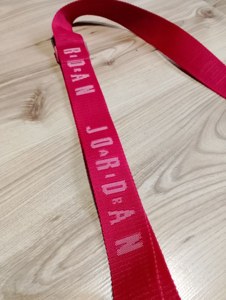 Czerwona Przezroczysta Torba Torebka Na Ramię Air Jordan Stadium Bag