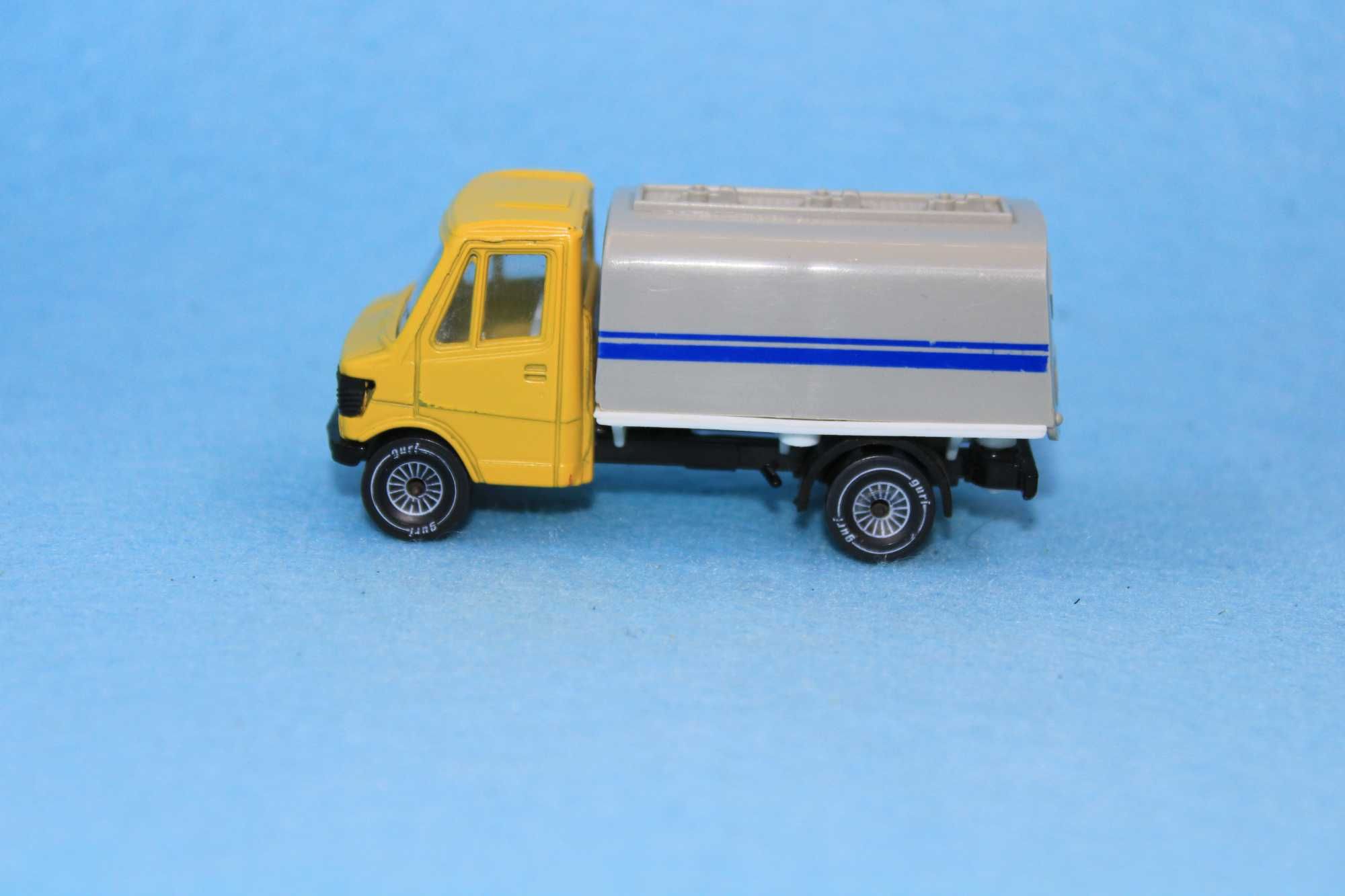 3 Miniaturas antigas Poliguri Fiat Uno, Peugeot 405 e Mercedes-Benz