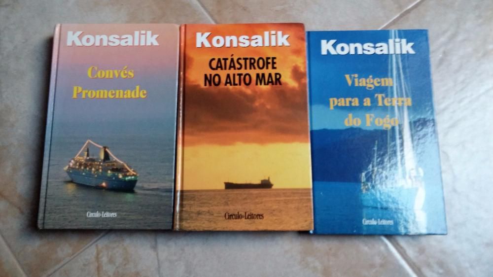 Livros Suspense Konsialik e Robin Cook