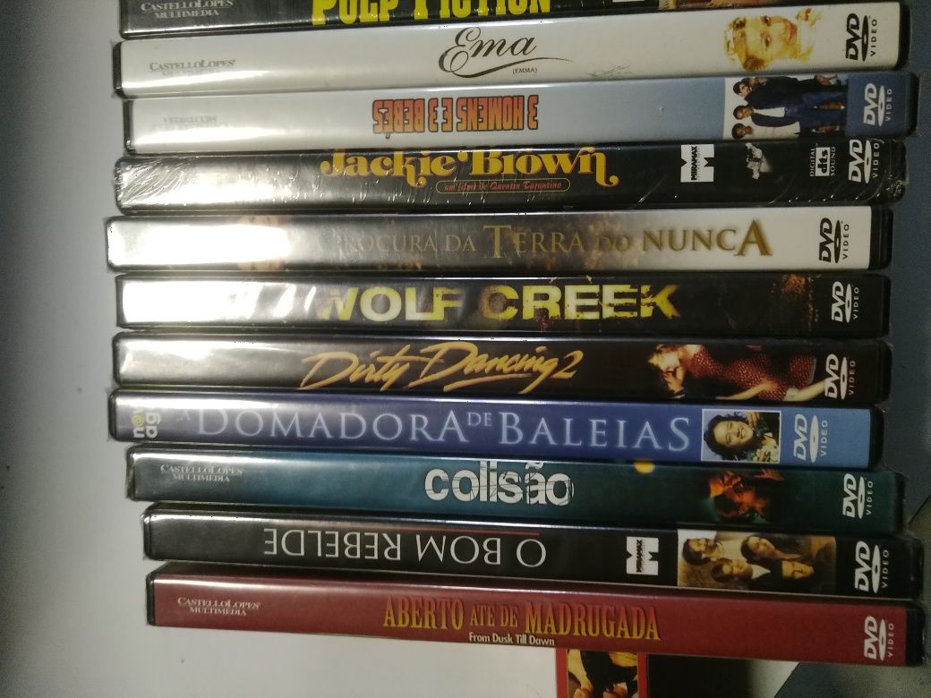 DVDs novos e usados