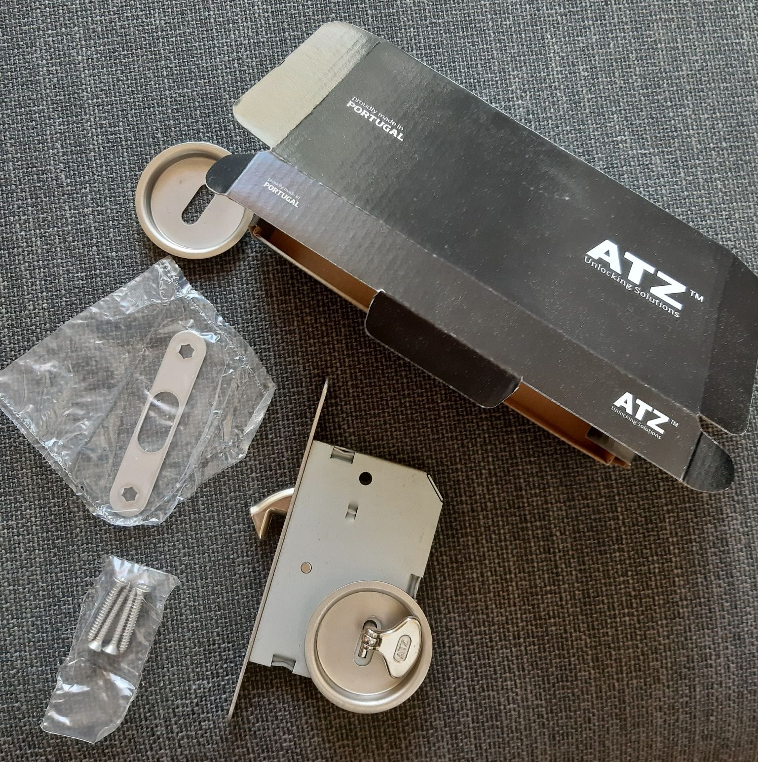 Kit fechadura porta de correr ATZ