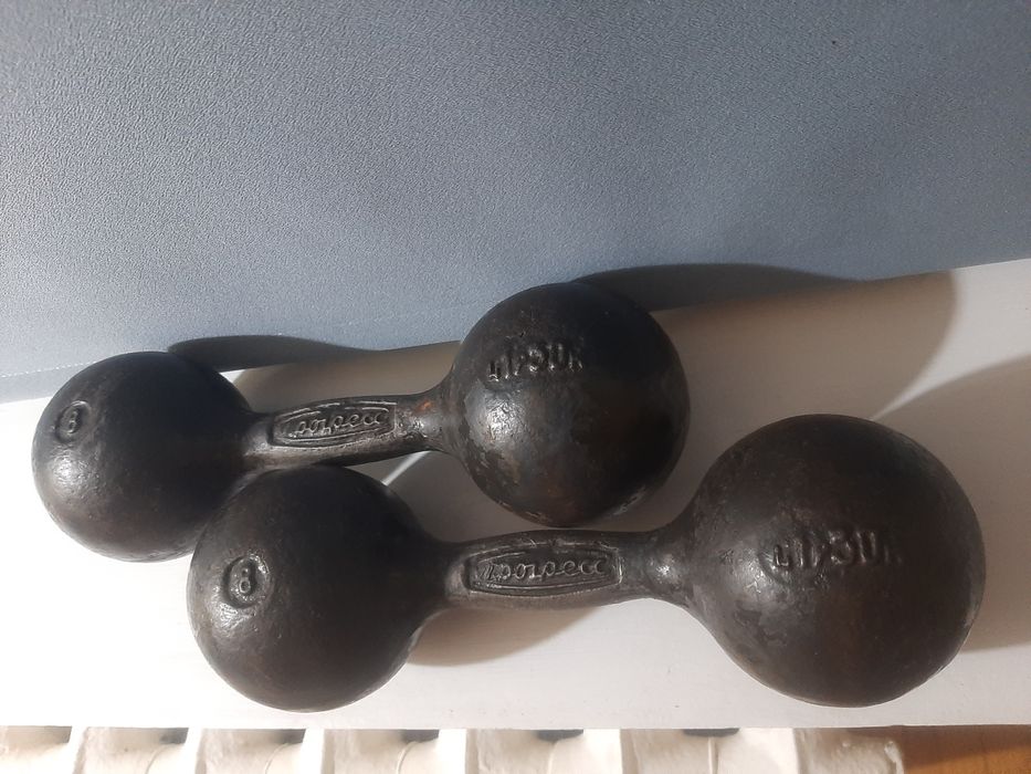 Гантелі чавунні 8кг