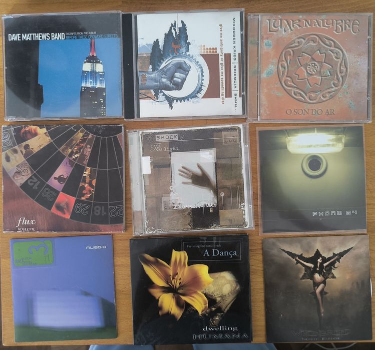 Cd's música pop, rock, alternativa, bandas sonoras etc