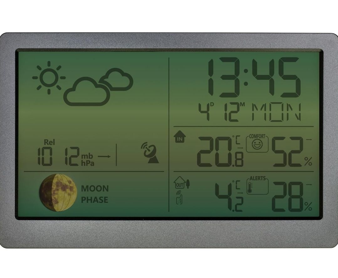 TFA Dostmann Luna Sky cyfrowa stacja pogodowa z czujnikiem zewnętrznym