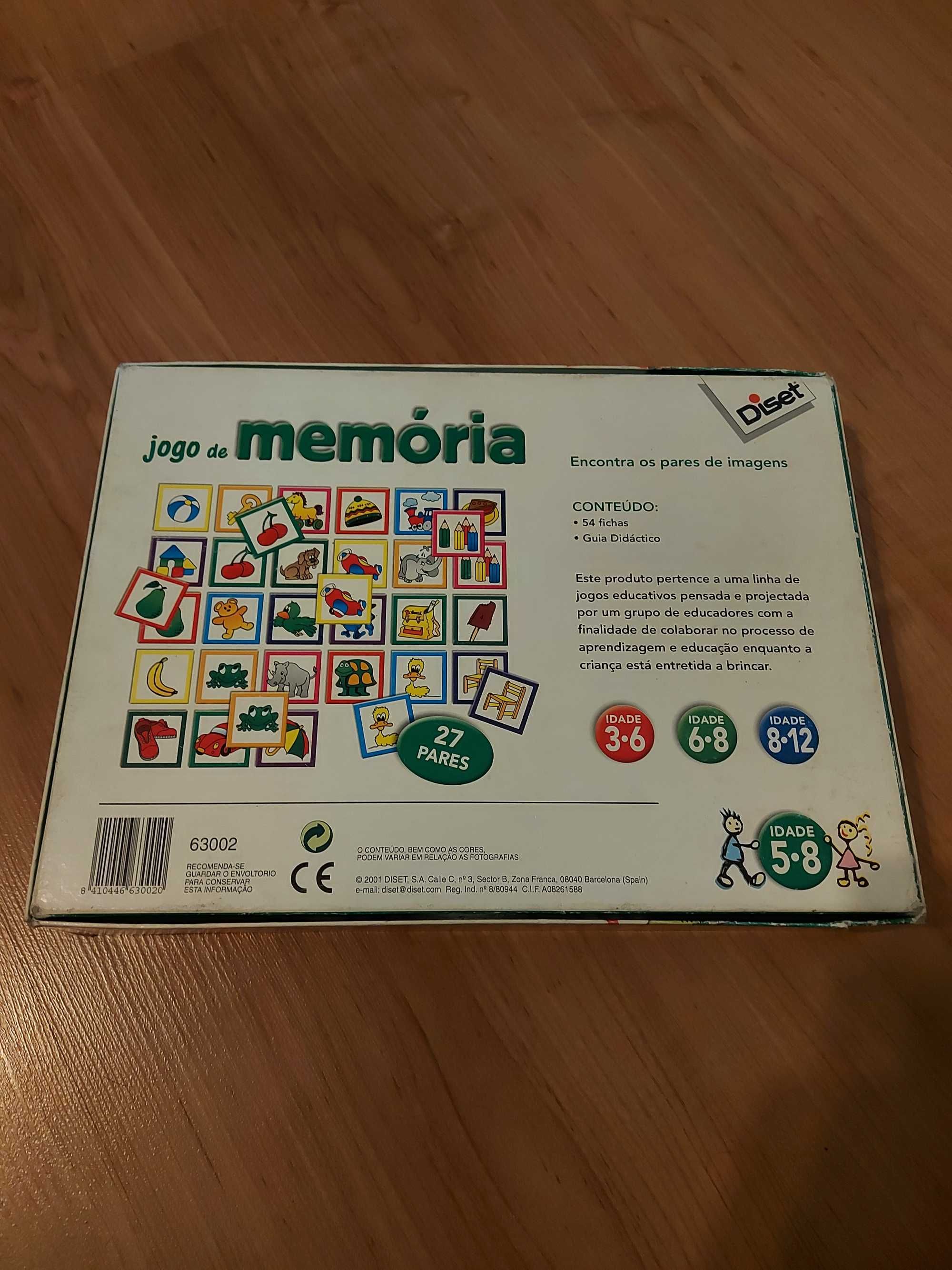 Jogo da memória para crianças