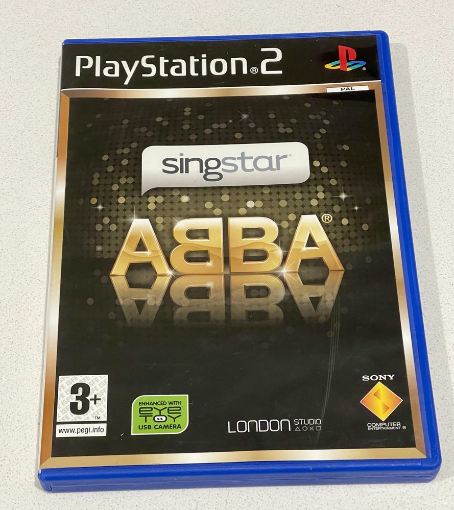 Caixa sing star ABBA - sem cd - PlayStation 2