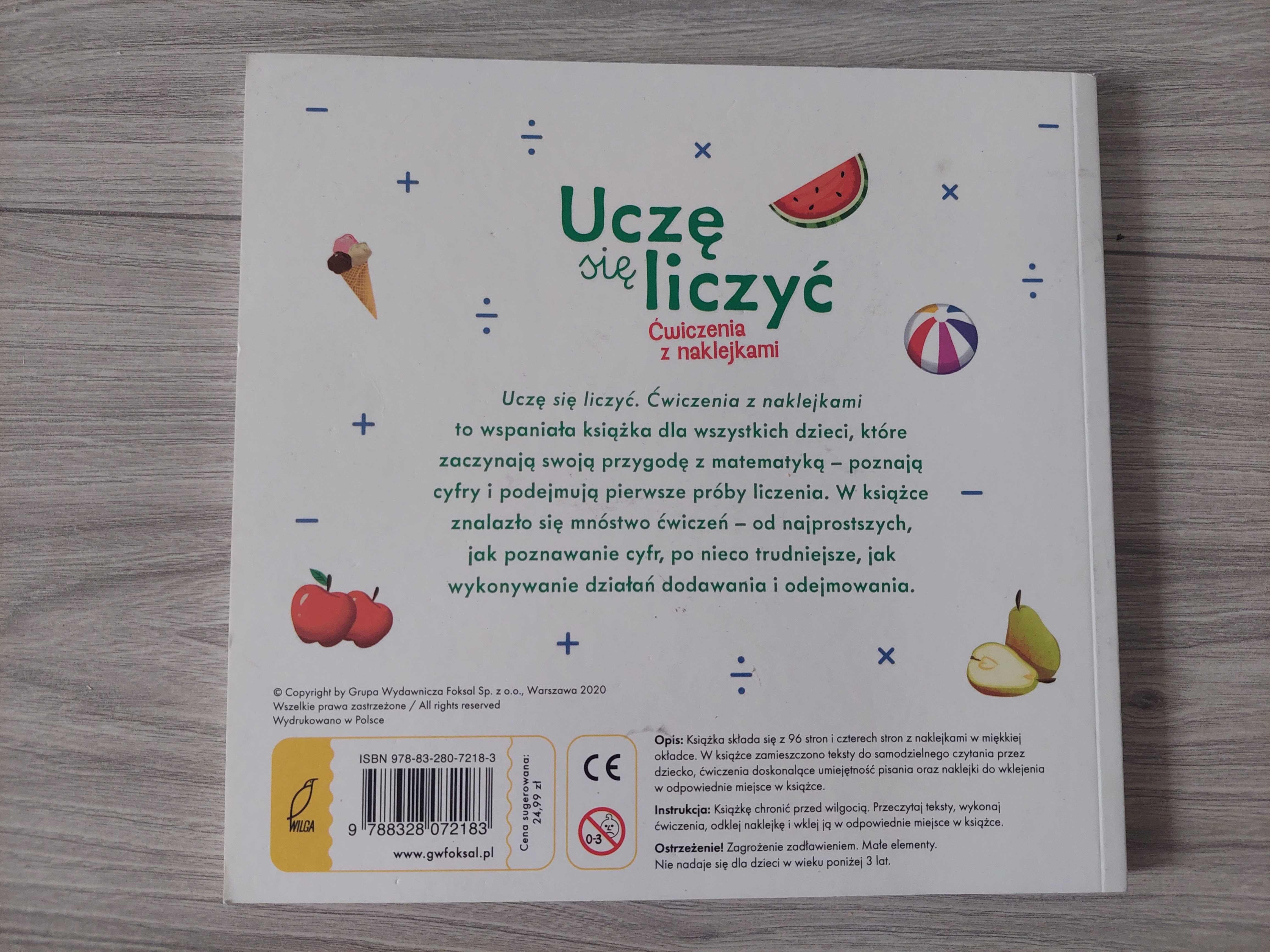 Uczę się liczyć Ćwiczenia z naklejkami