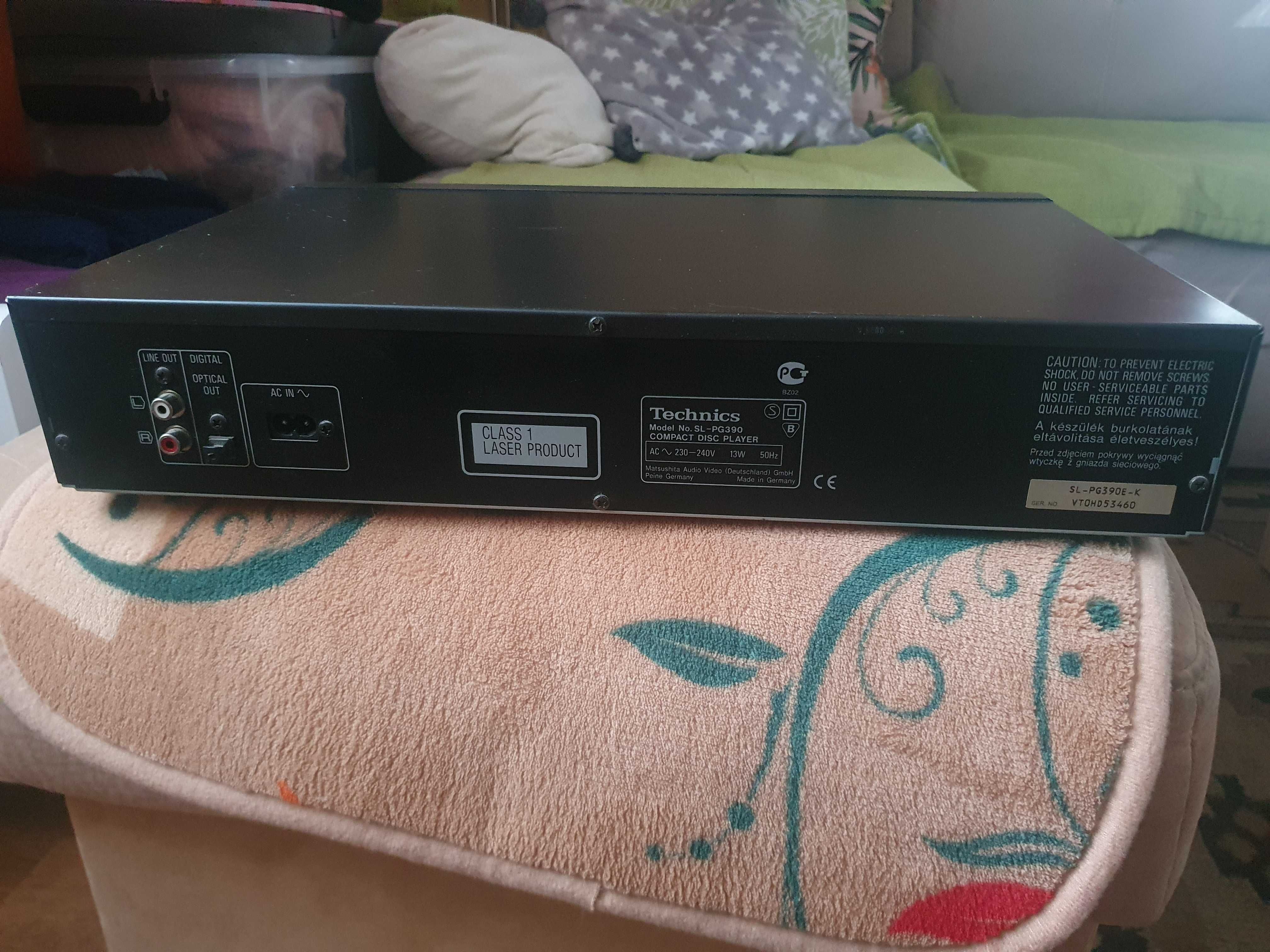 Odtwarzacz cd Technics sl pg 390 do naprawy lub na części