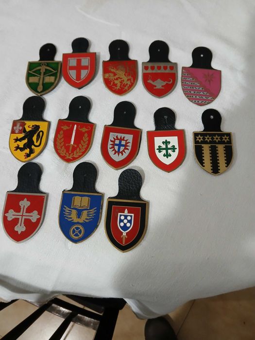 MILITAR-crachá militar tropa portuguesa