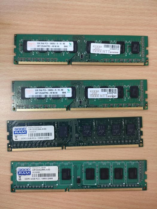 Kości ram DDR3 2gb używane goodram i hynix