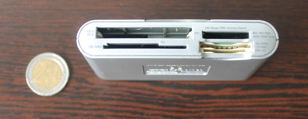 Leitor de cartões de memória USB 2.0 16 em 1 da Silvercrest