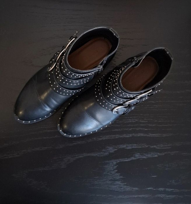 Botas pretas Pull&Bear