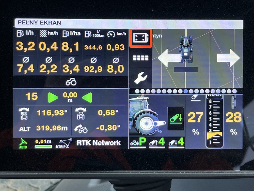 Zakladanie plantacji sadu Sadzenie drzewek jabłoni wiśni czereśni GPS