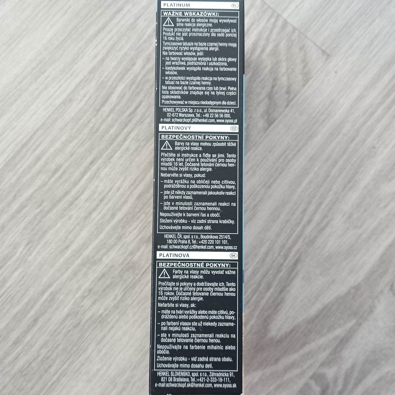 SYOSS Glow Color toner koloryzujący do włosów Platinum Platyna 100 ml