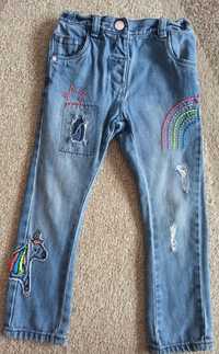 Spodnie jeansy next 98