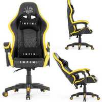 Fotel Gamingowy Gracza Infini Five Black/Yellow