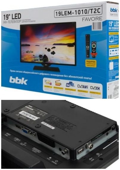 телевизор ВВК 19LEM 1010/T2C