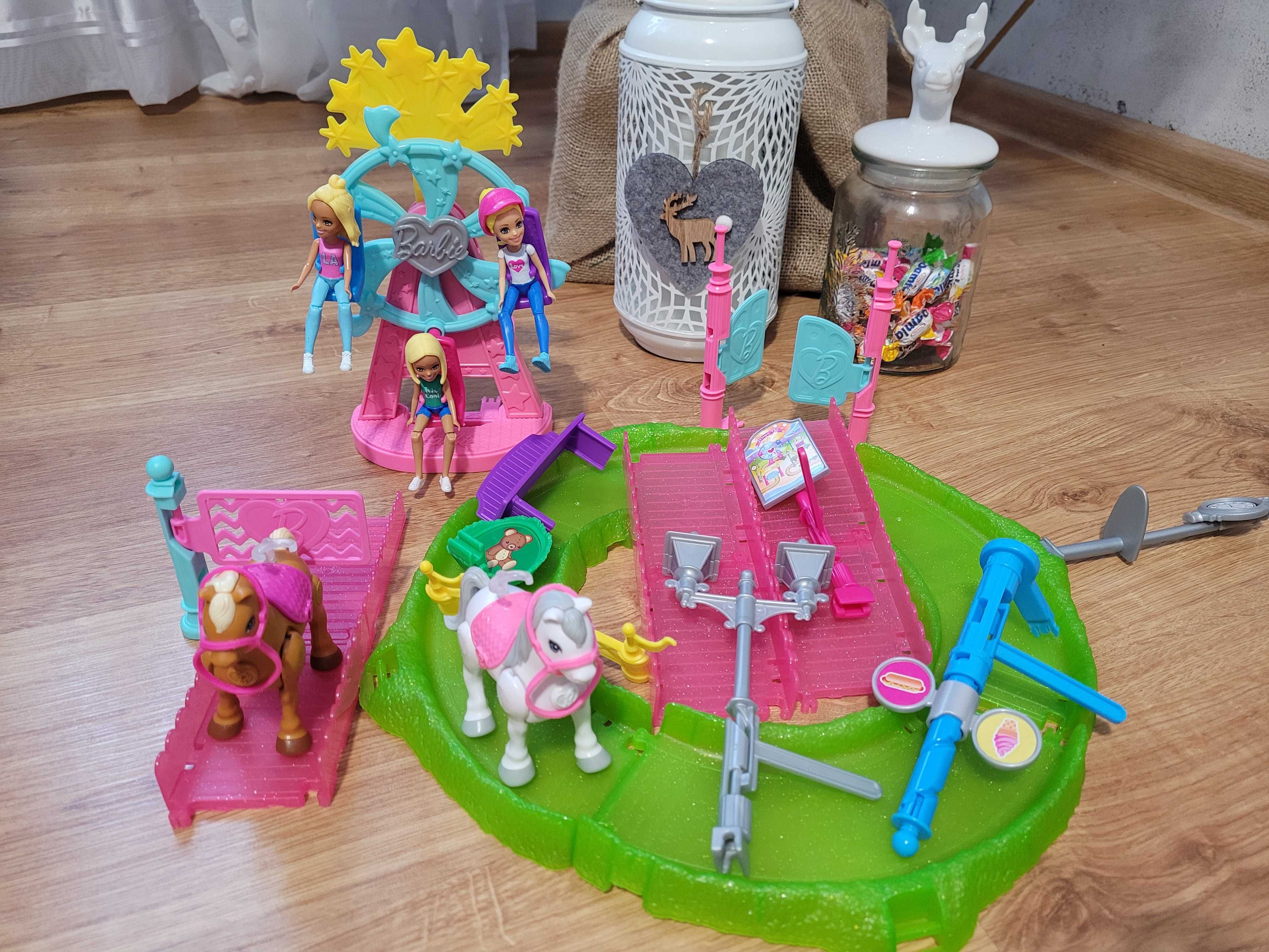 Barbie On The Go Wesołe miasteczko zestaw Mattel prezent święta