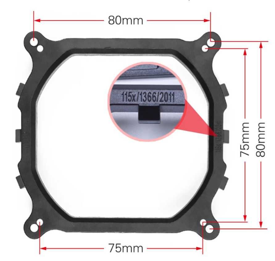 Кріплення (крепление) універсальне Socket 2011 / 2011v3 /1150*51*55*56