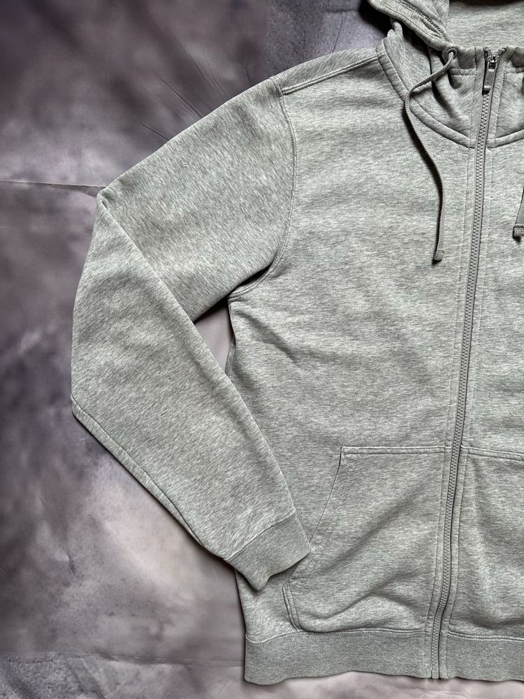 Bluza rozpinana z kapturem szara Nike unisex streetwear