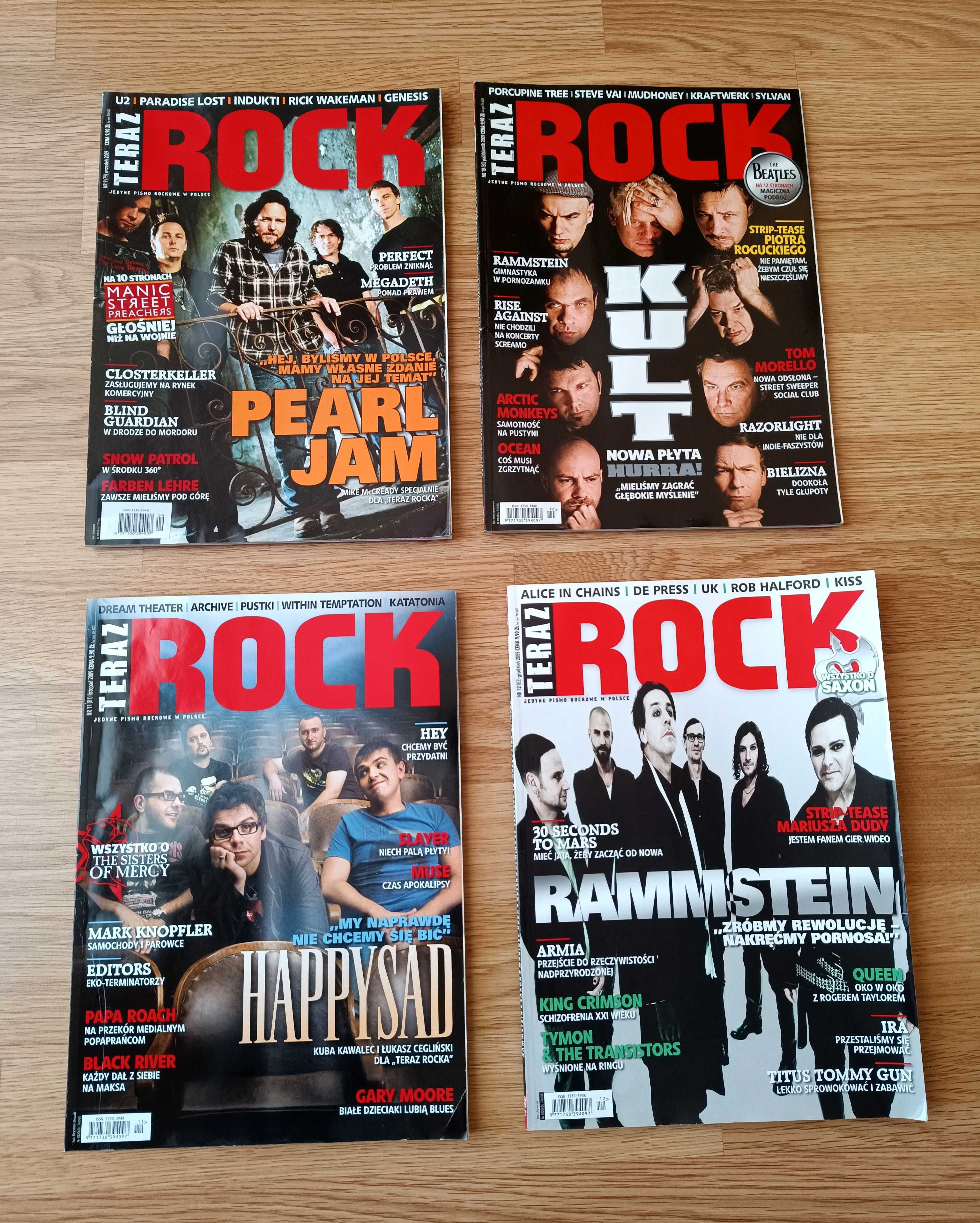 Magazyny "Teraz Rock" z 2009 roku