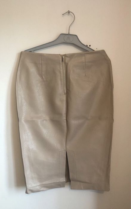 Spódnica z naturalnej skóry Zara