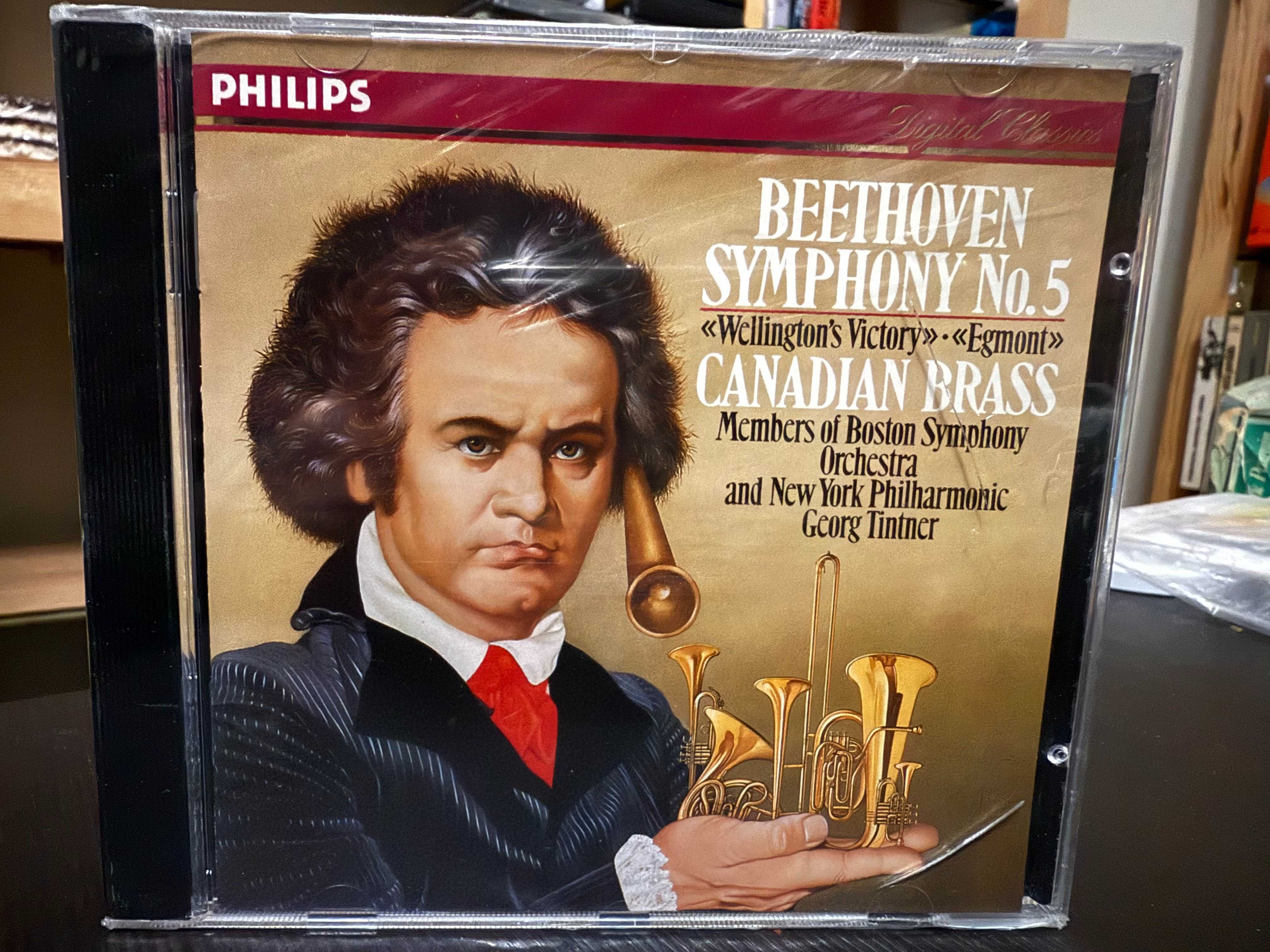 Beethoven – Symphony 5, Wellington's Victory, Egmont – Boston, Tintner