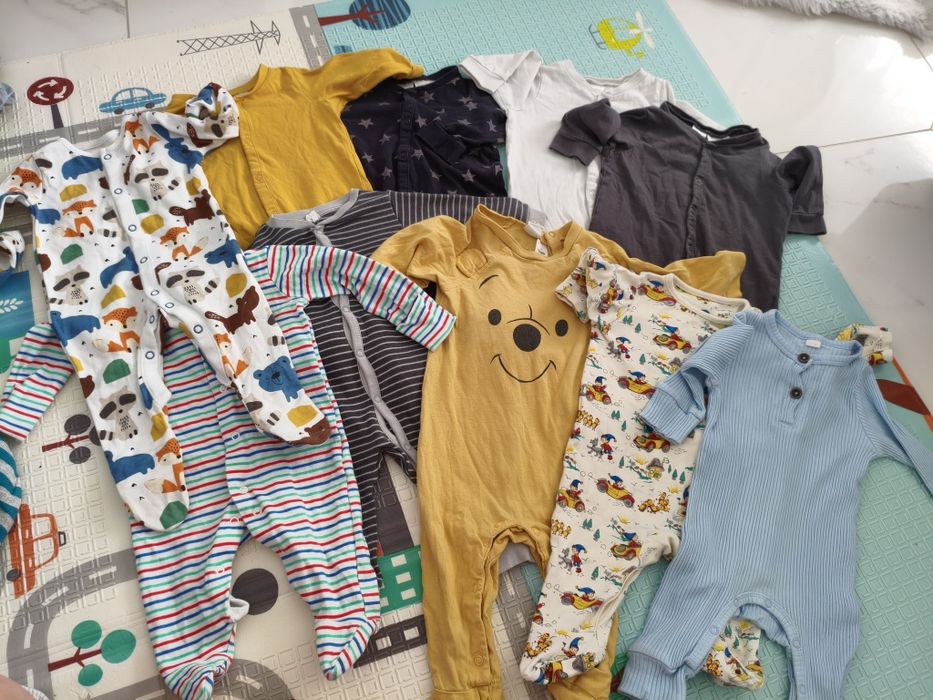 Pajacyki zestaw chłopiec 68