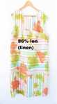 Len Letnia sukienka lniana plus size polska Elinette 46
