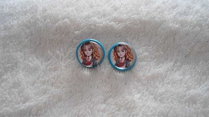 Kolczyki Harry Potter Hermiona