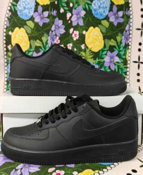 Buty Trampki NikeAir_Force_1_Low _07_Black_R.42