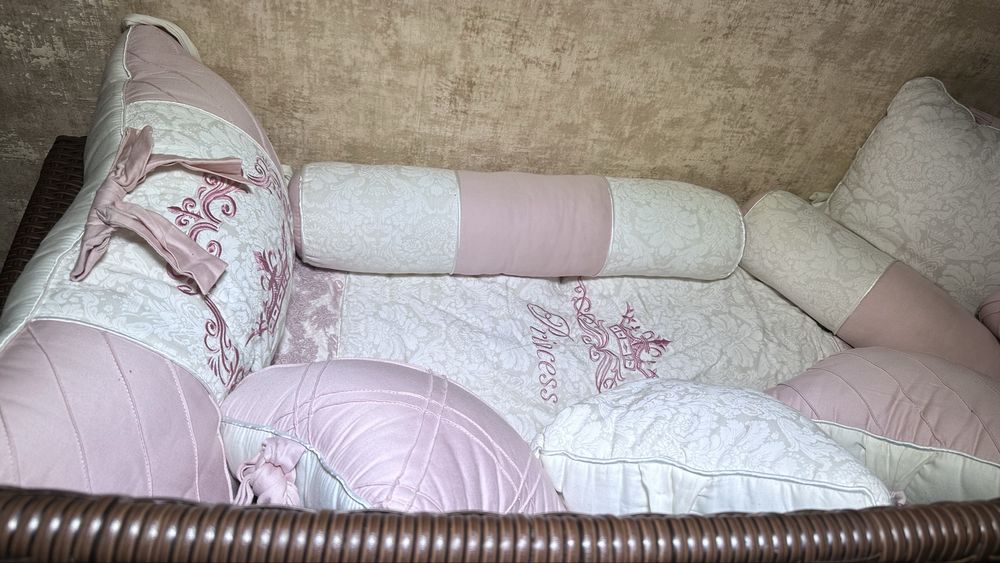 Дитячий постільний набір princesa  для ліжка для новонароджених