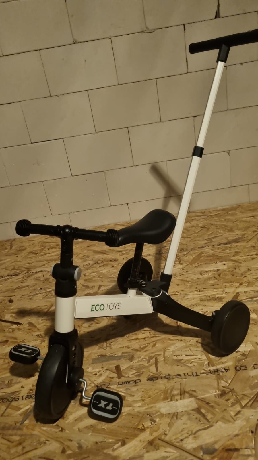 Rowerek biegowy trójkołowy ecotoys 2w1