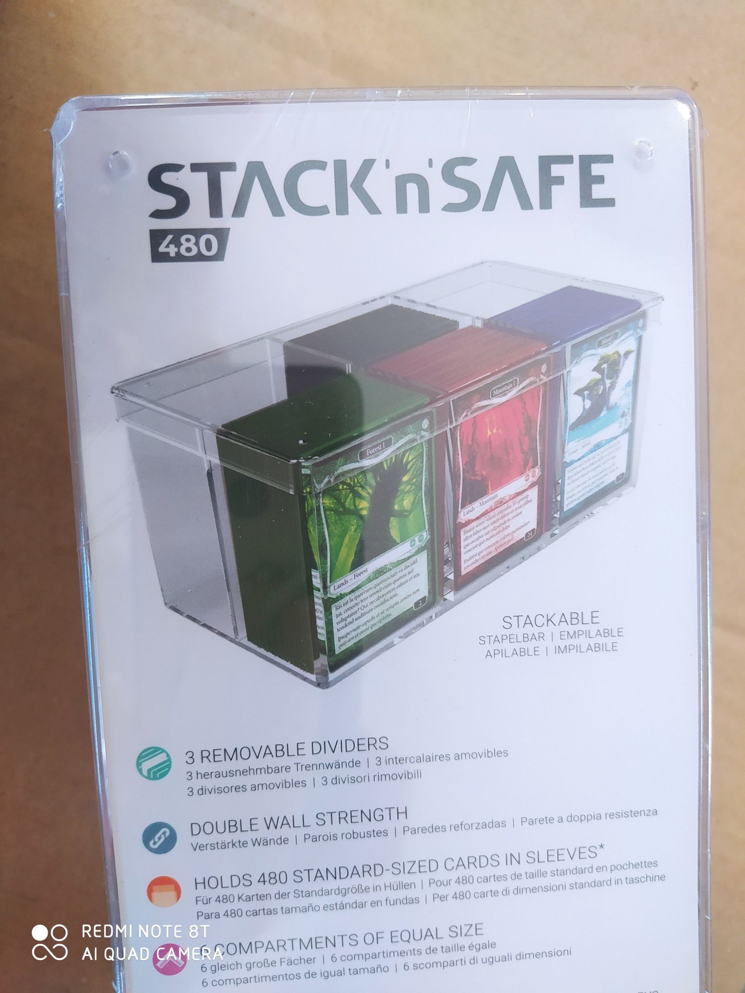 (2.)Pudełko Ultimate Guard Stack and Safe 480 Przezroczyste