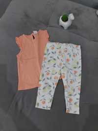 Komplet bluzka + legginsy, H&M, 80