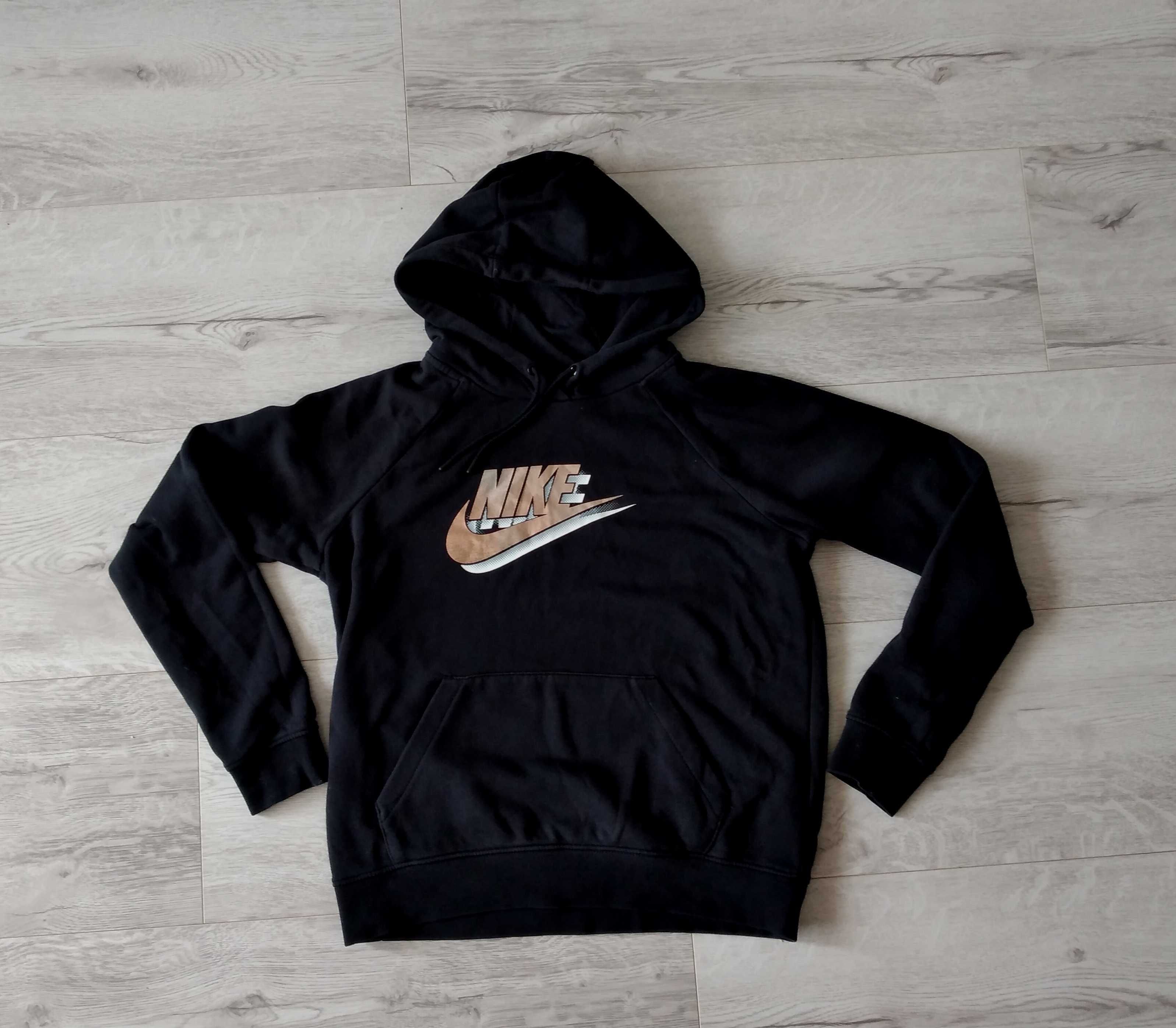 Czarna bluza z kapturem Nike rozm.S